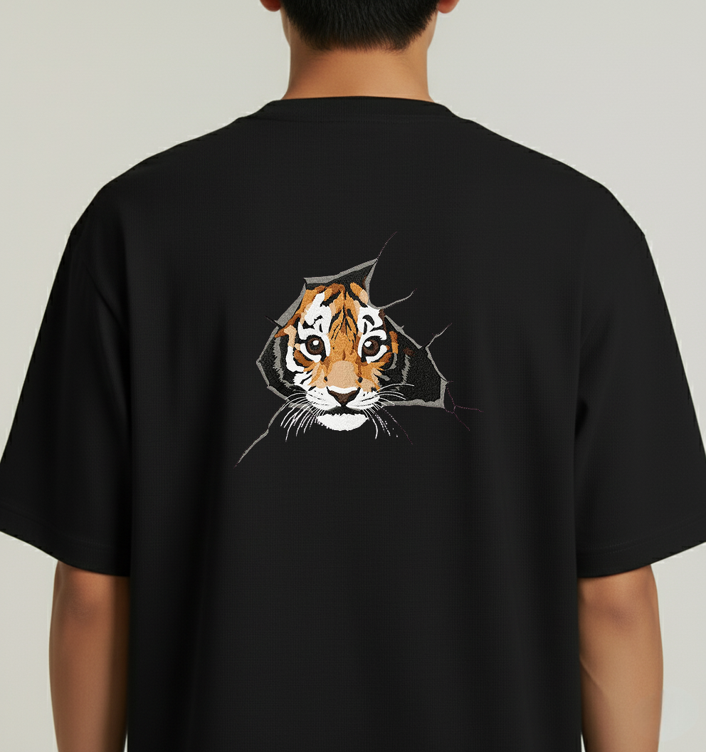 Silent Roar Tshirt - Noir Black