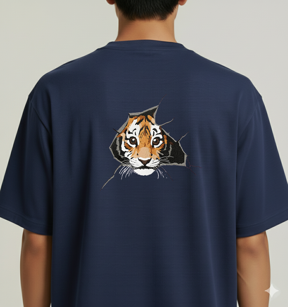 Silent Roar Tshirt - Sapphire Blue
