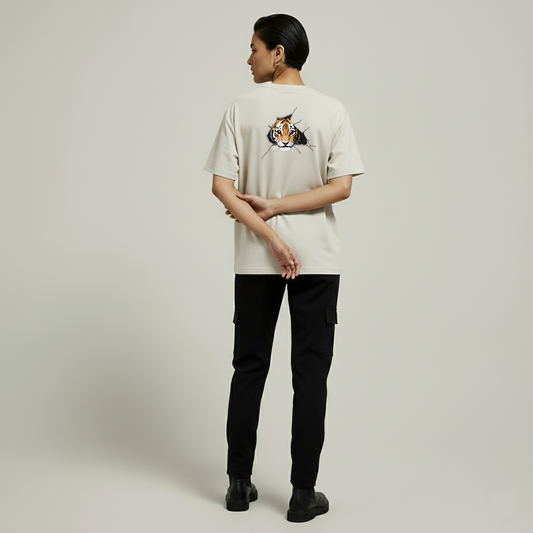Silent Roar Tshirt - Sandstone