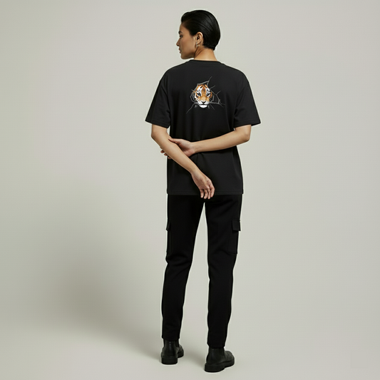 Silent Roar Tshirt - Noir Black