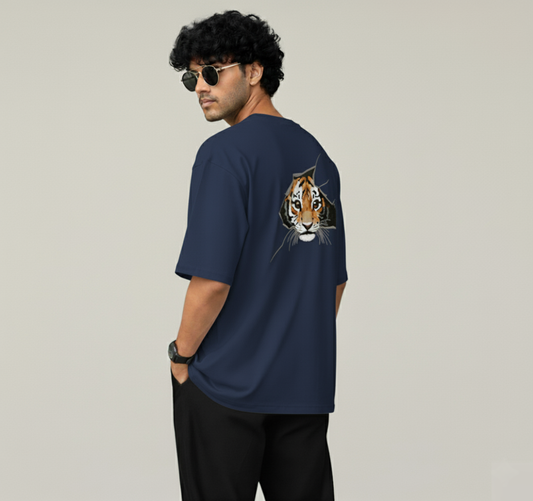Silent Roar Tshirt - Sapphire Blue